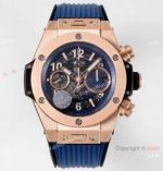 ZF Factory Copy Hublot Big Bang Unico King Rose Gold Blue watch HUB1280 Movement